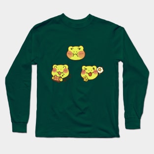 Lil frog faces Long Sleeve T-Shirt